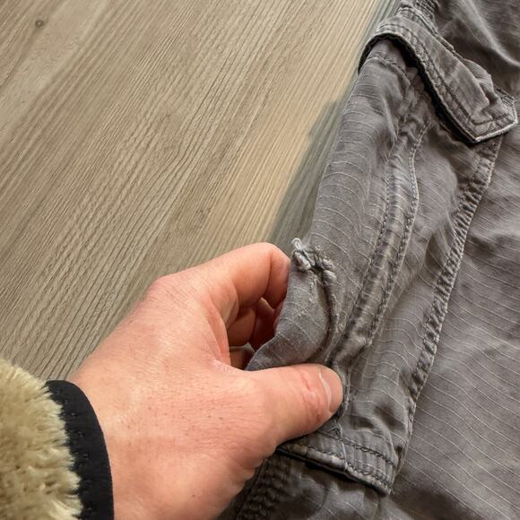 Men's Carhartt Gray Force Tappen Ripstop Cargo Work Utility Pants Sz 36 x 30 - Picture 6 of 8